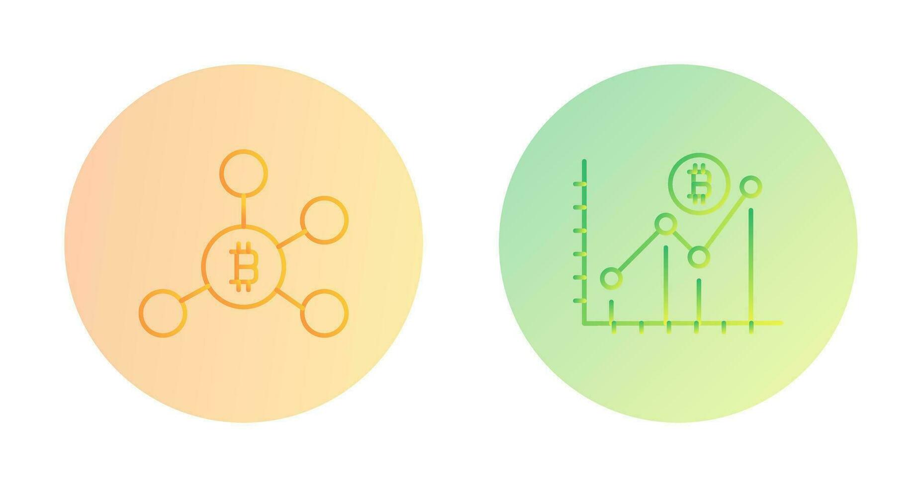 Network and Bars Icon vector