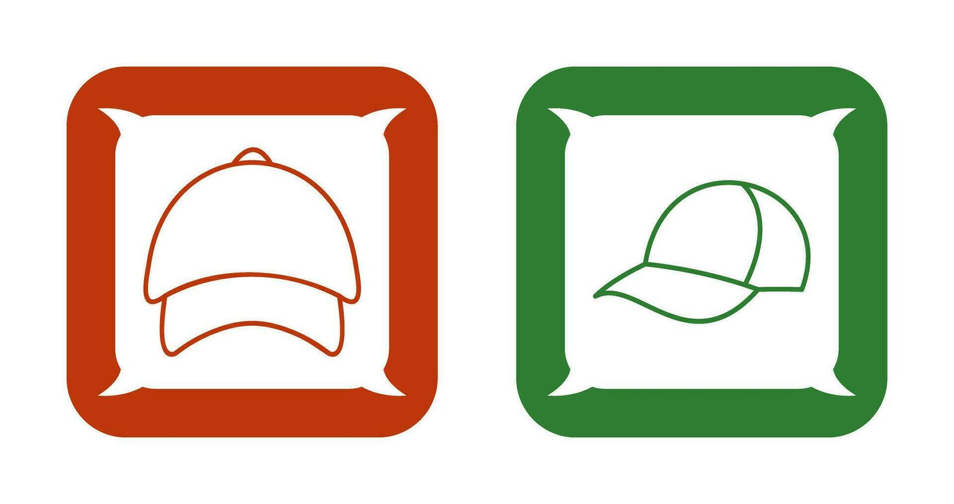 Cap and Hat Icon vector