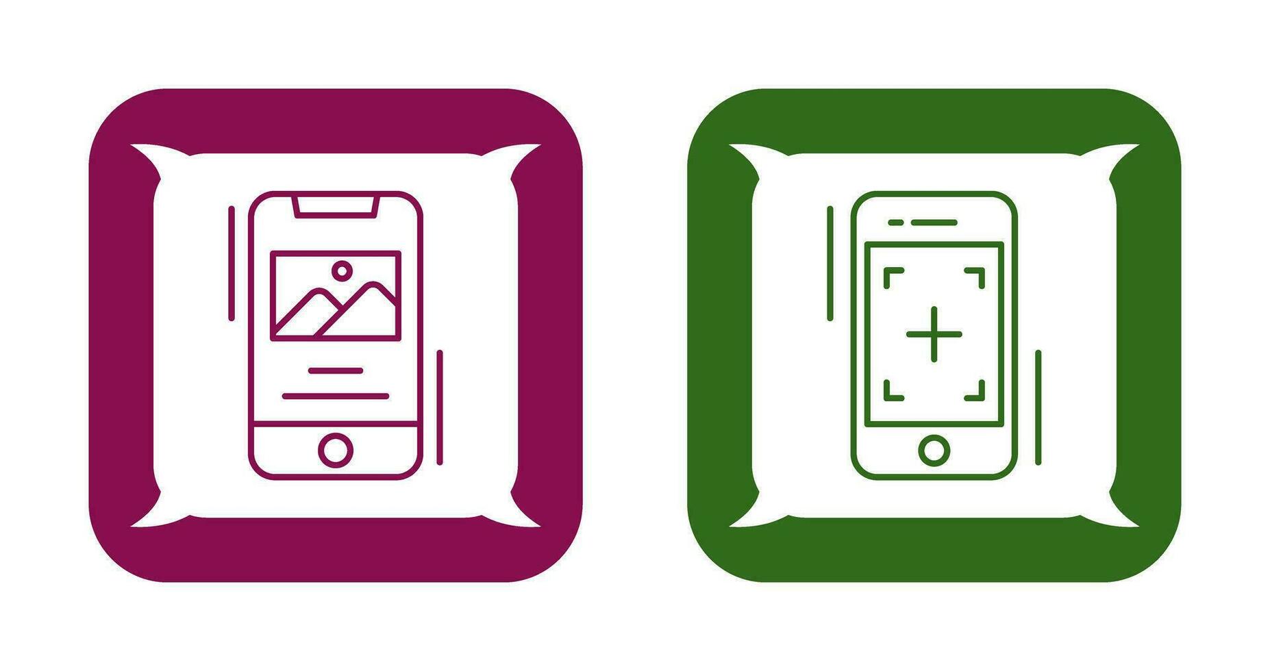 Gallery and Focus Icon vector
