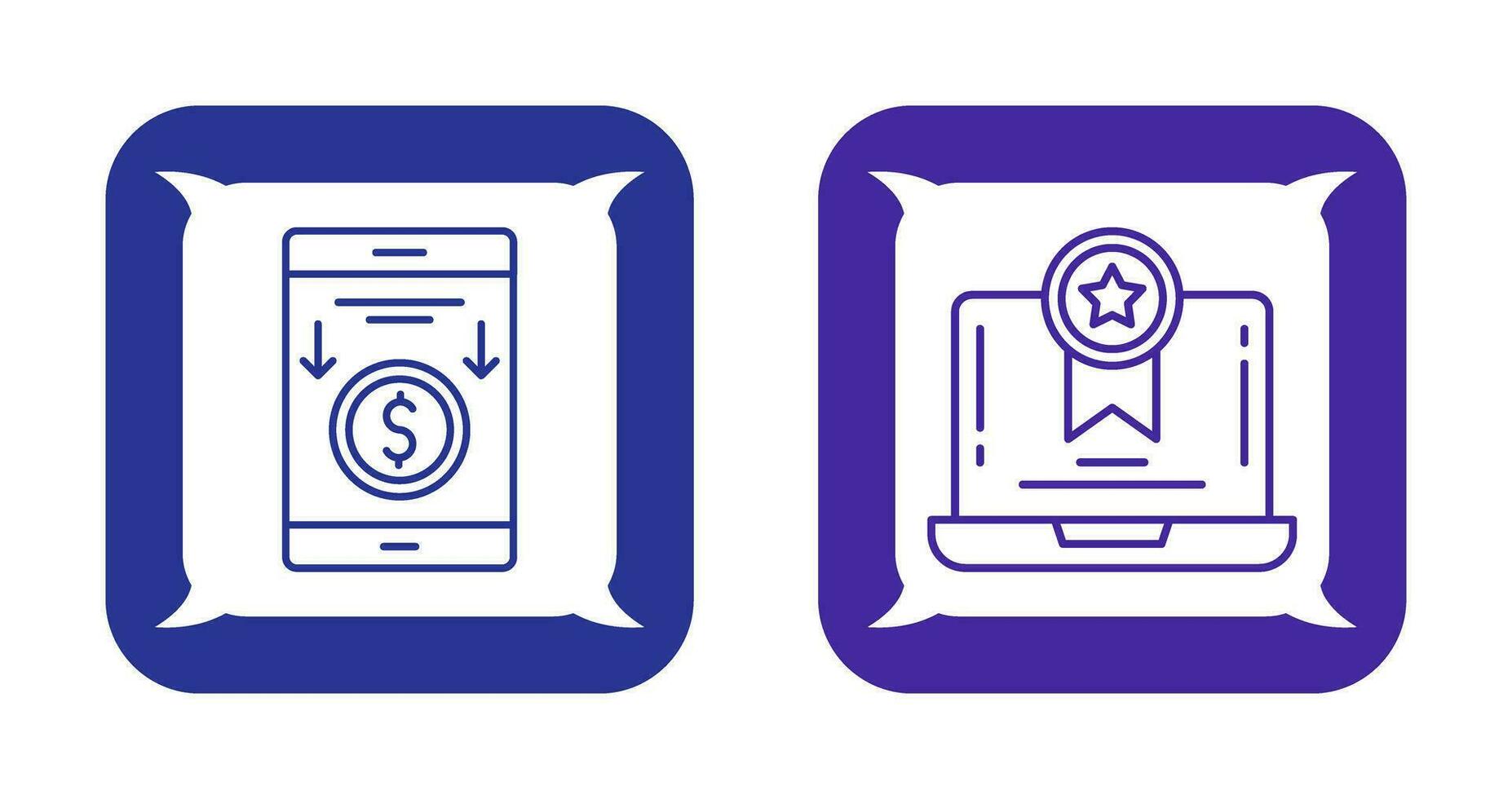 Cashback and Best Seller Icon vector