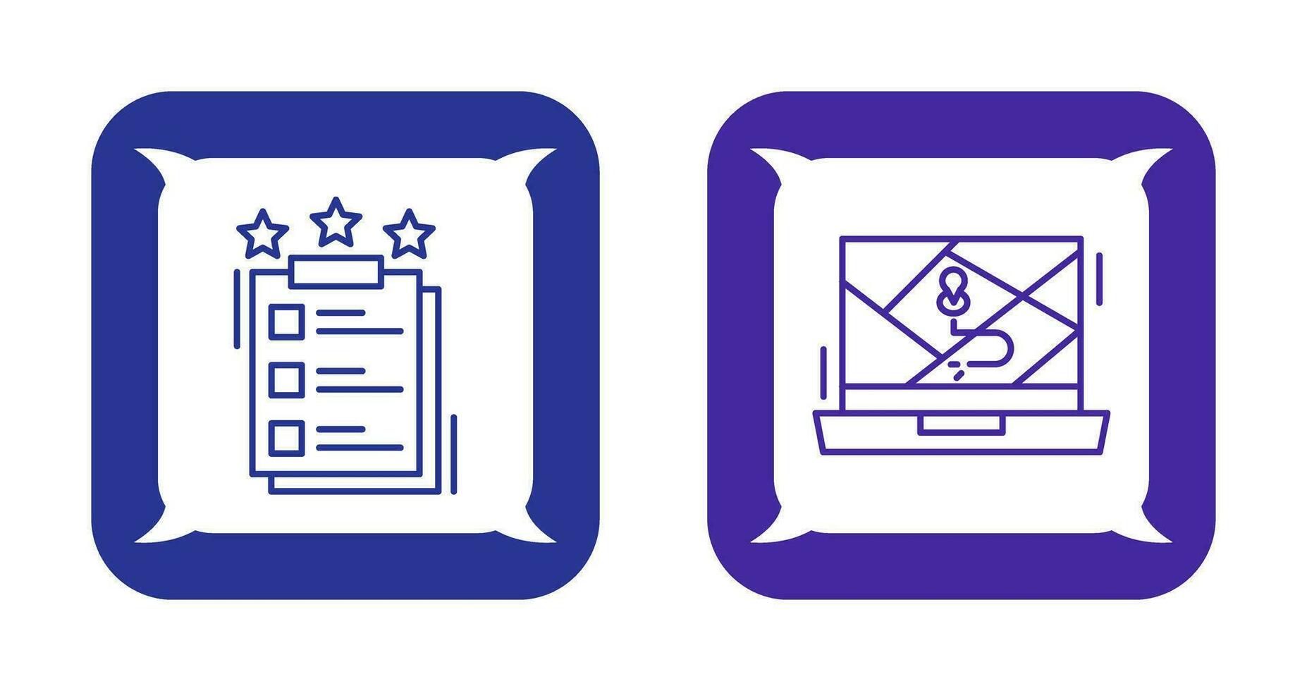 Project Features and Google Map Icon vector