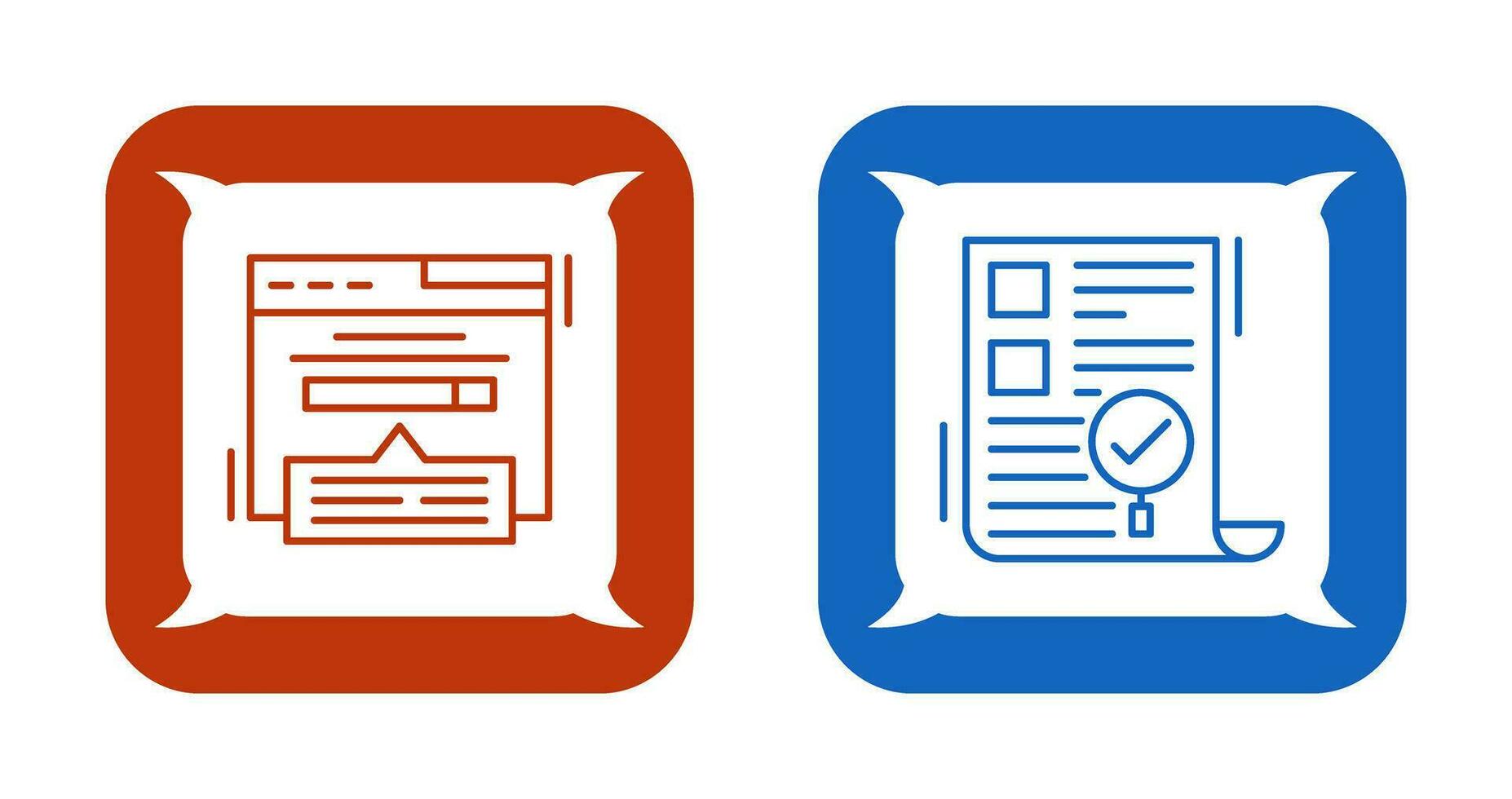 Keyword Search and SEO Audit Icon vector