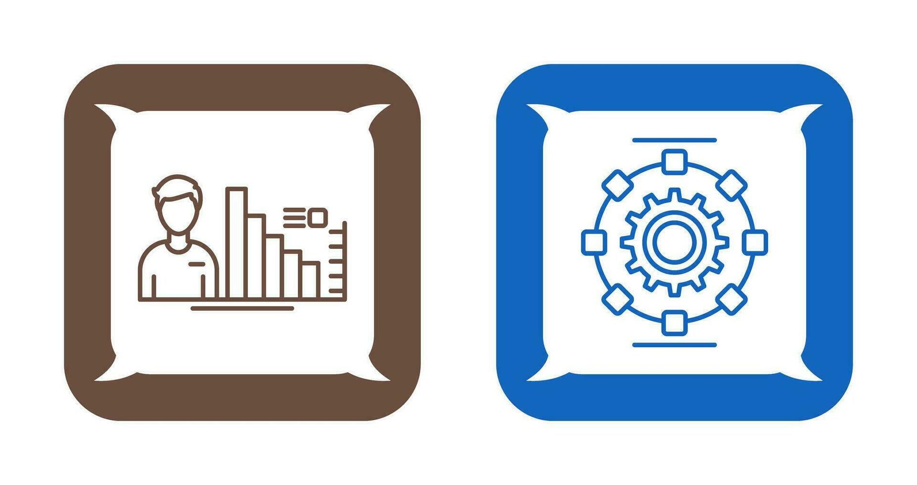 Consulting and Automated  Icon vector