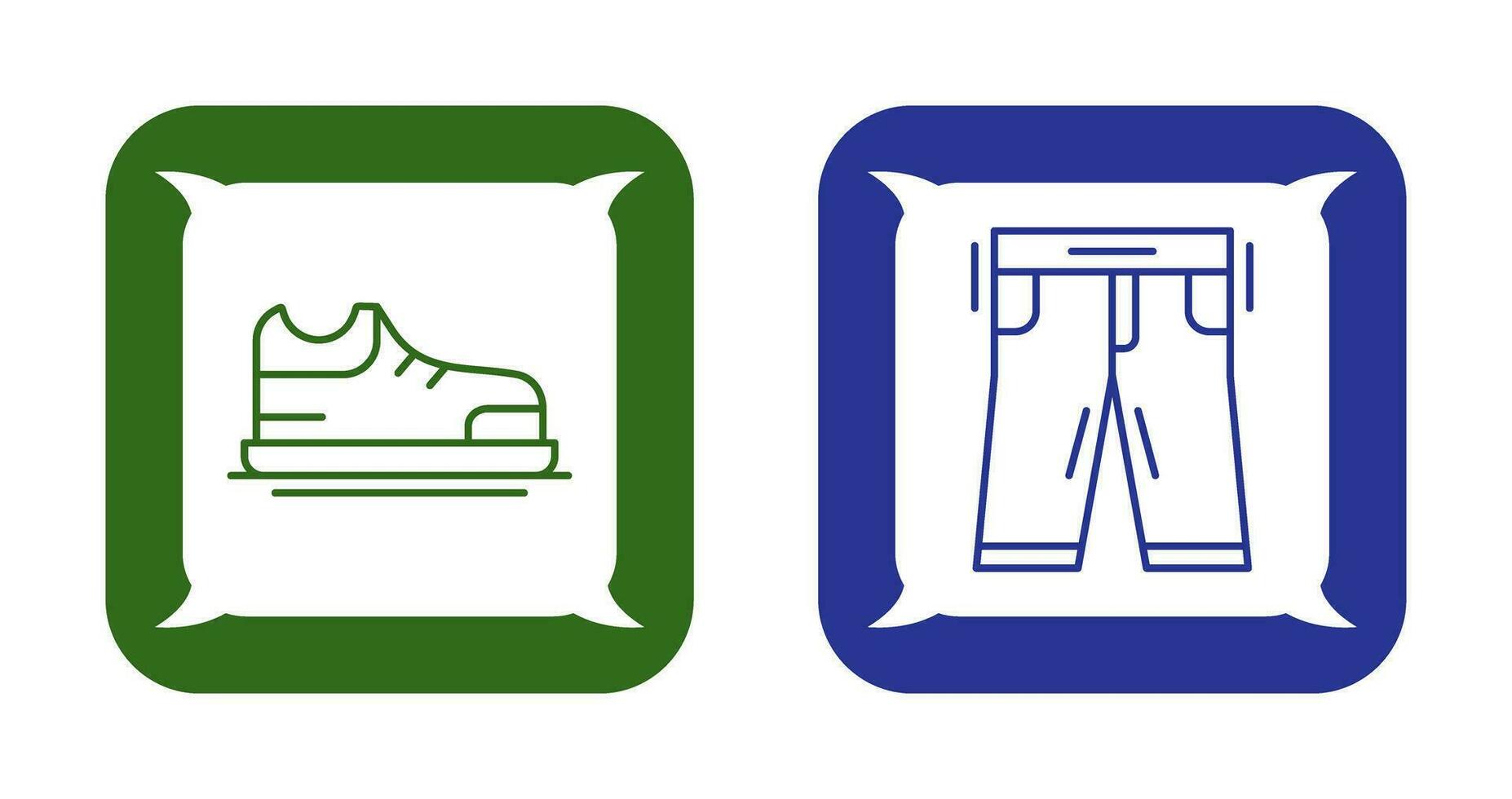Shoes and Pants Icon vector