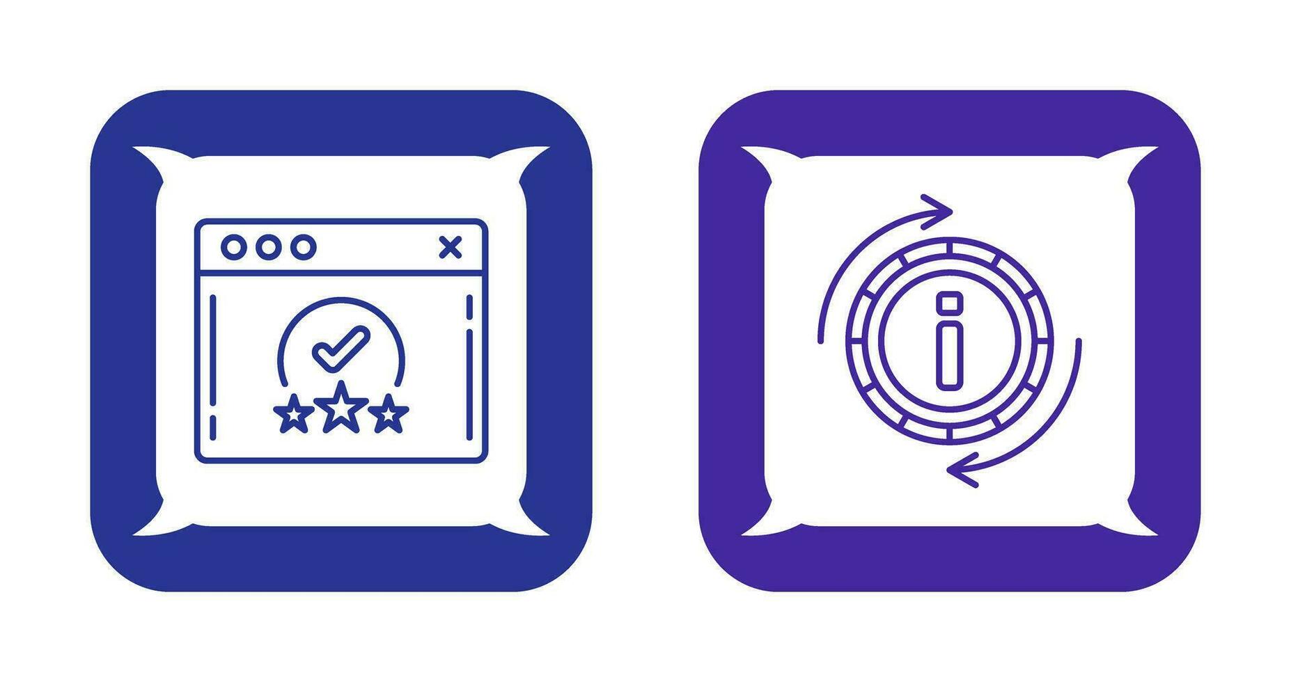 rating and refresh  Icon vector