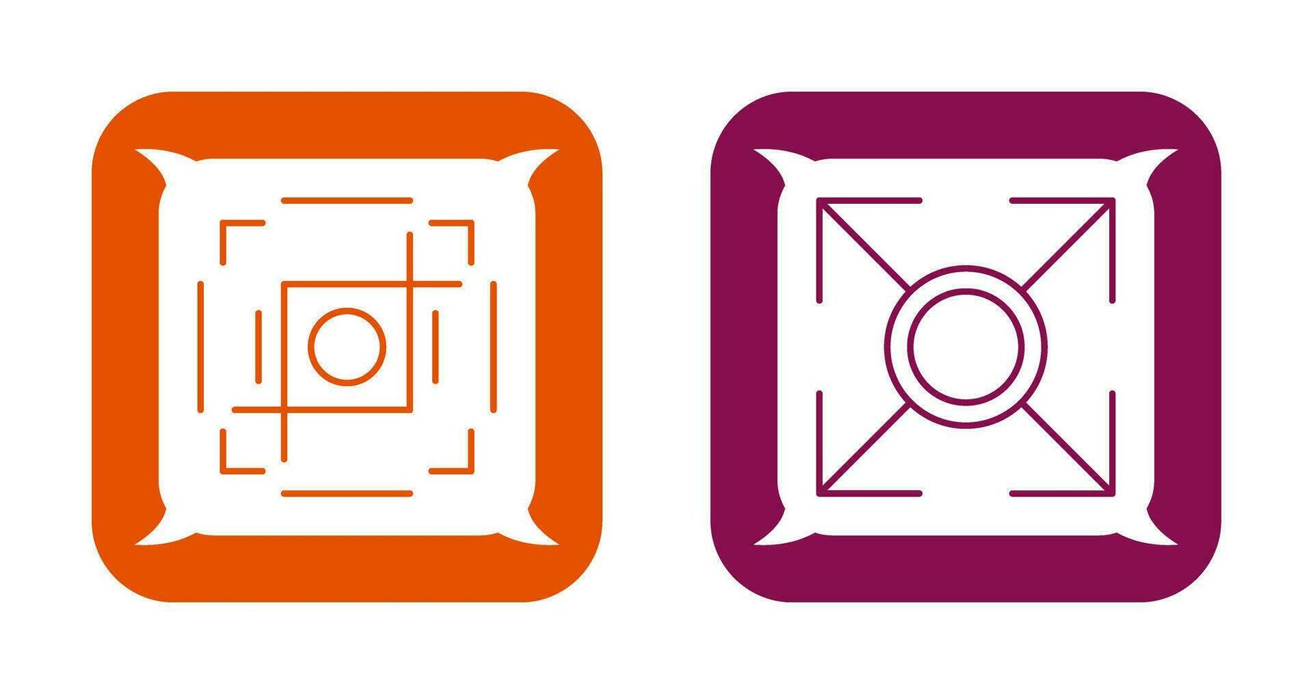 crop and expand Icon vector