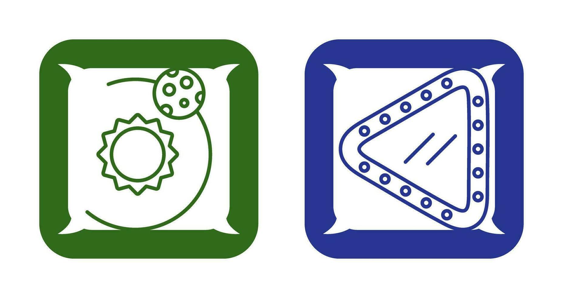 orbit and porthole Icon vector