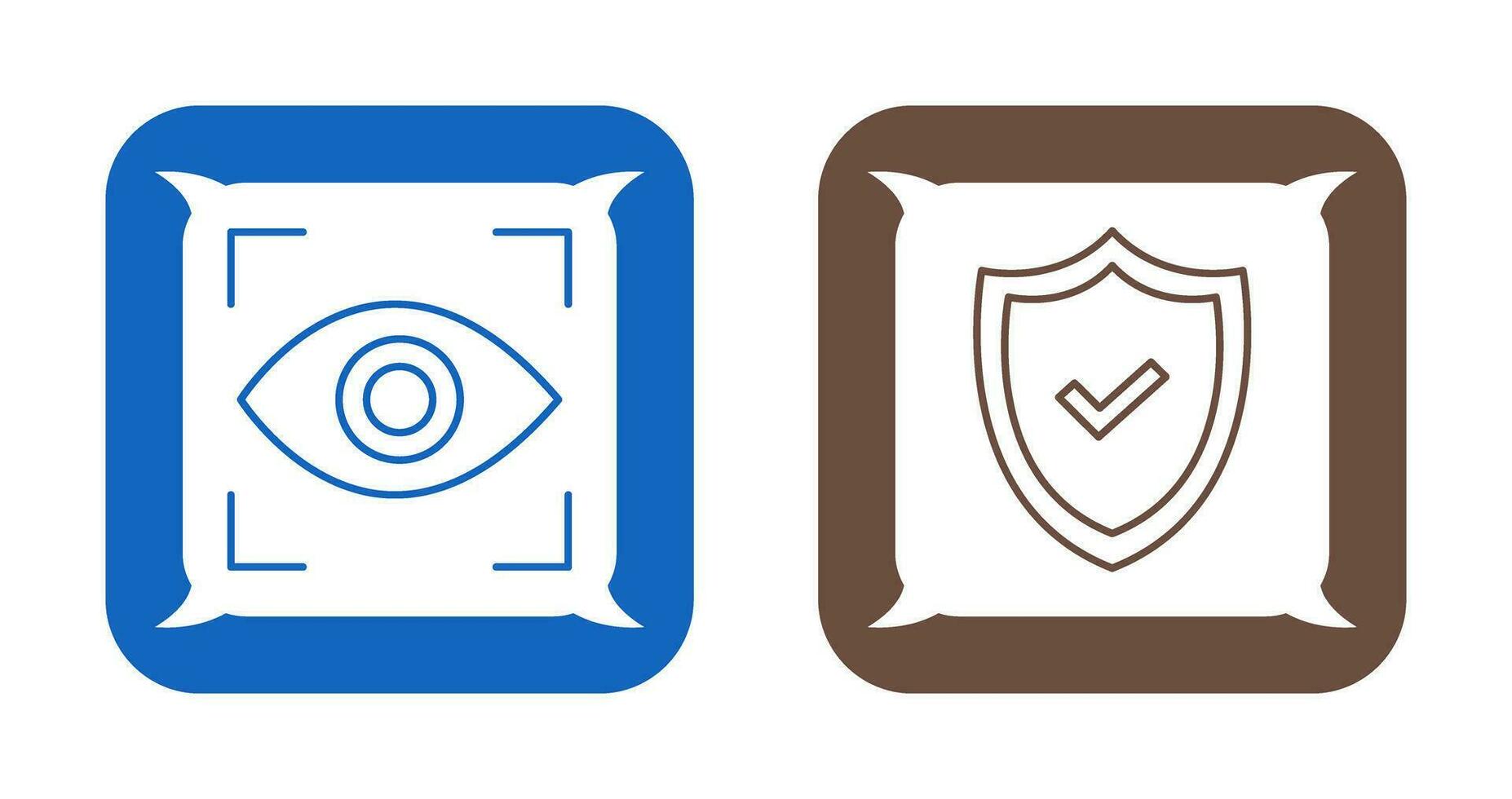 Eye Scan and security Icon vector