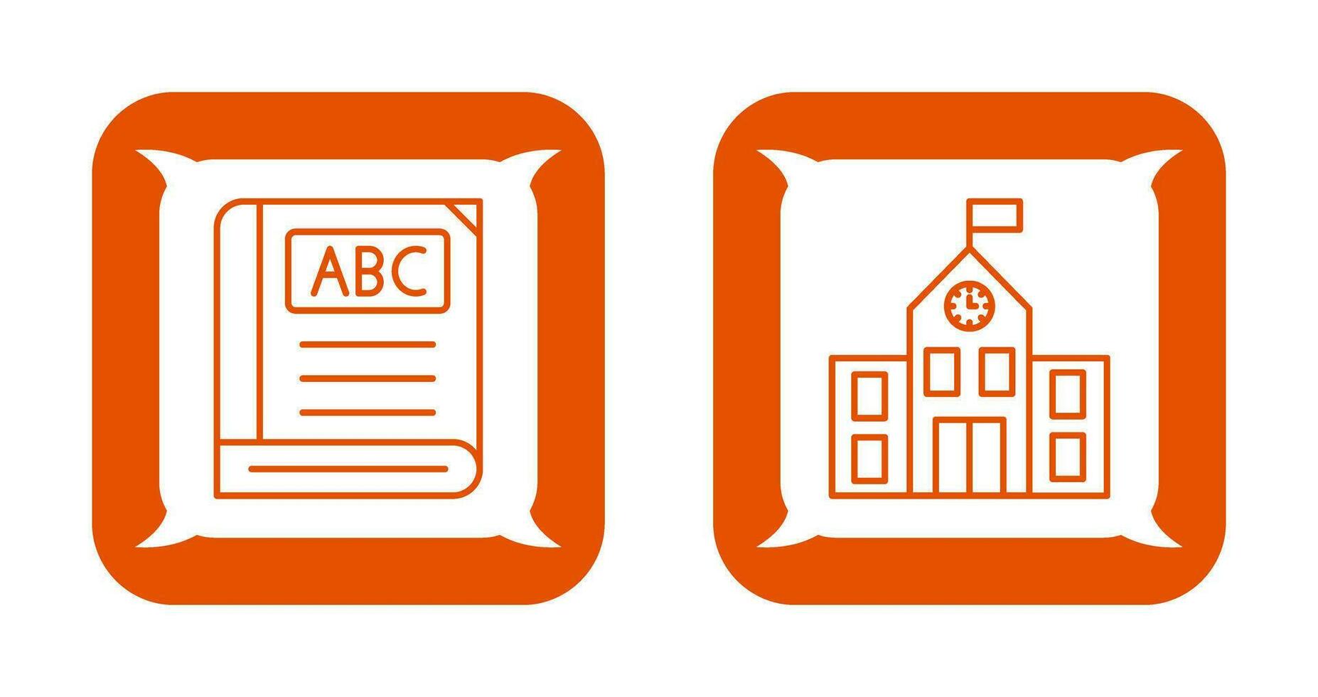 Book and School Icon vector