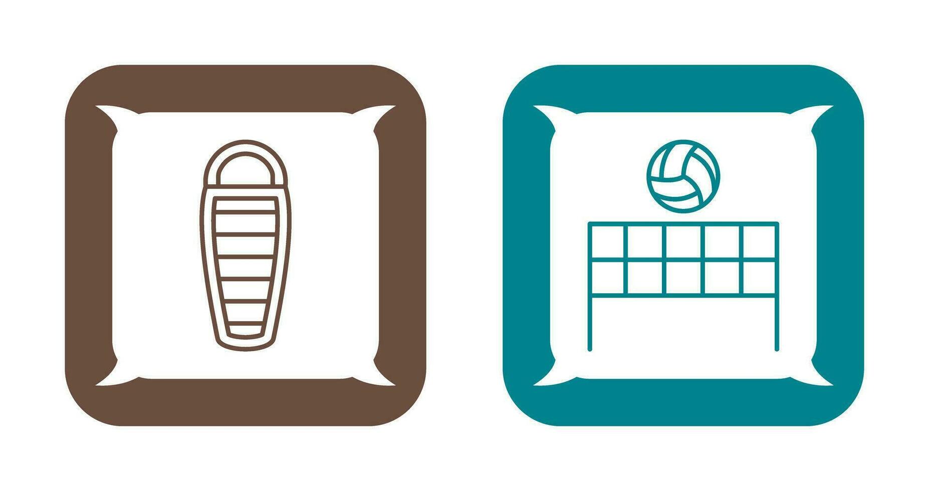 Sleeping Bag and Flash  Icon vector