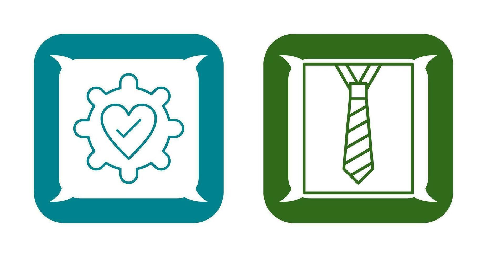 Gear and Tie Icon vector