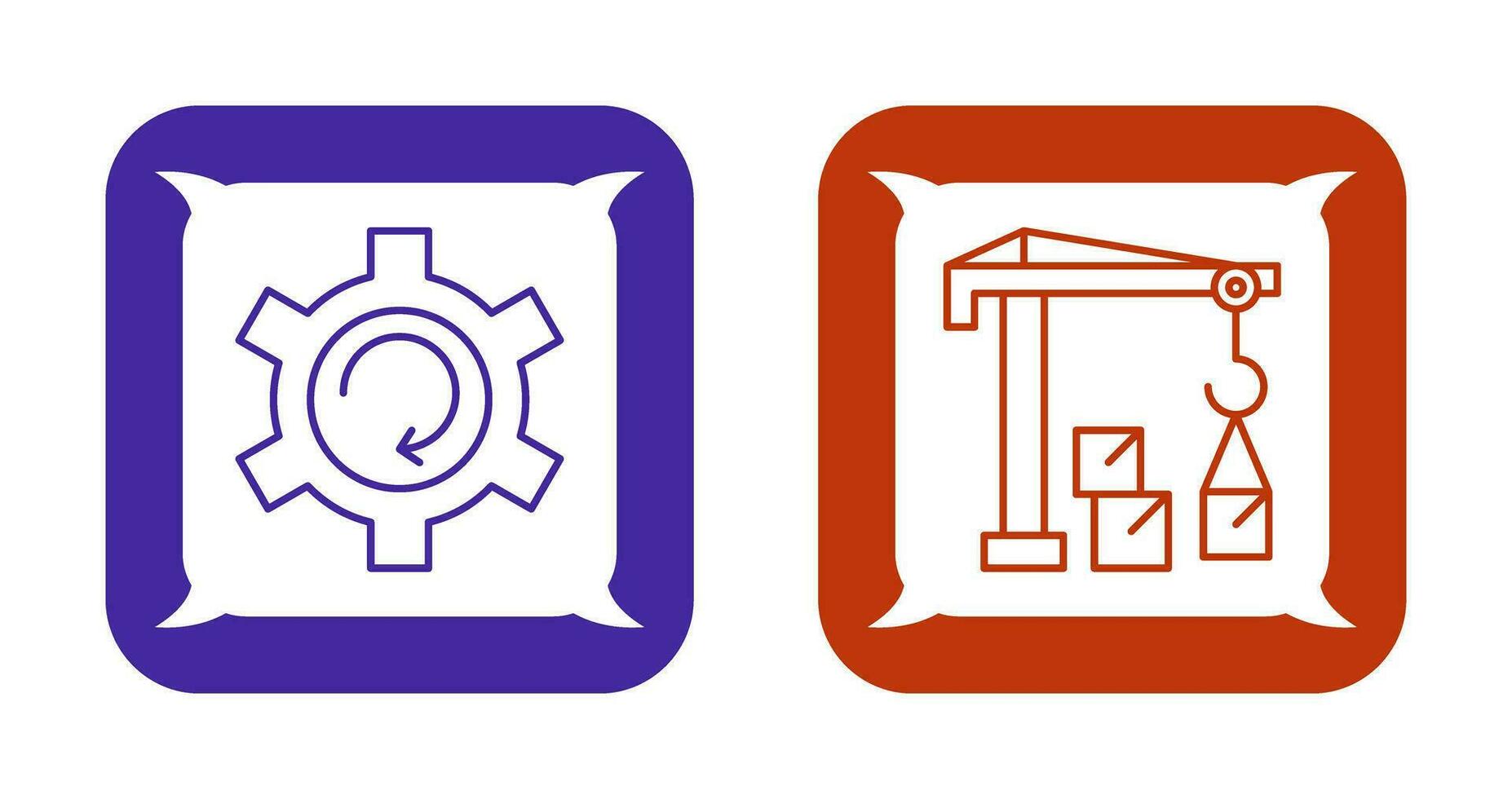 Upgrade and Robotic Arm Icon vector