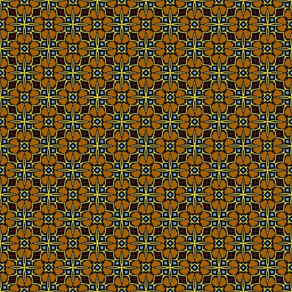 Multi color seamless pattern texture and template. Multicolored. Colorful ornamental graphic design. Colored mosaic ornaments. Vector illustration.