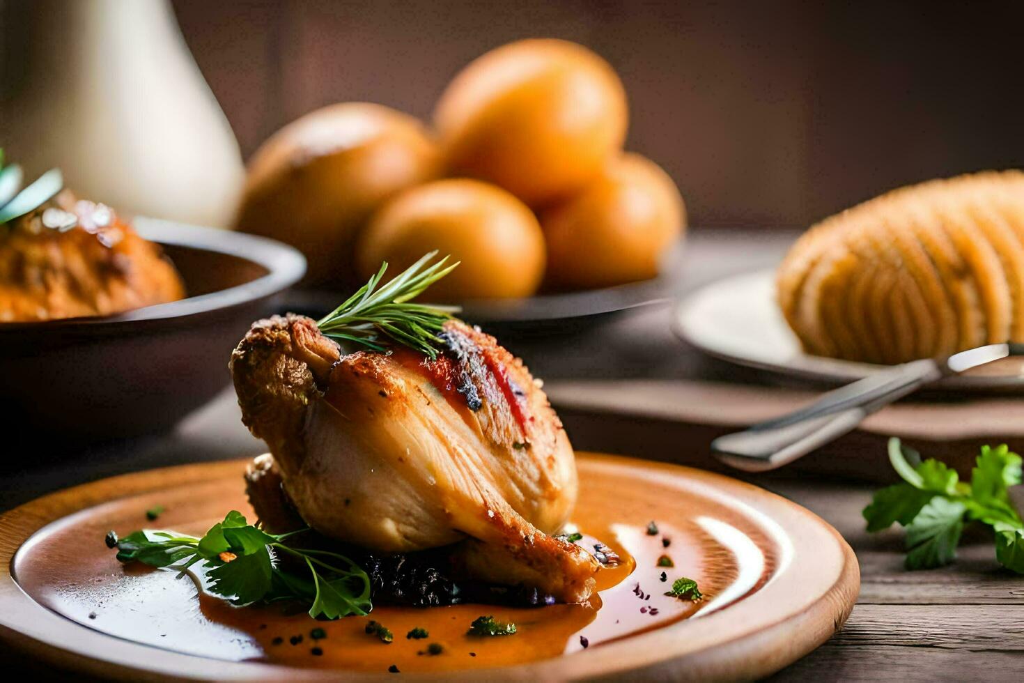 the best foods to eat on christmas day. AI-Generated photo