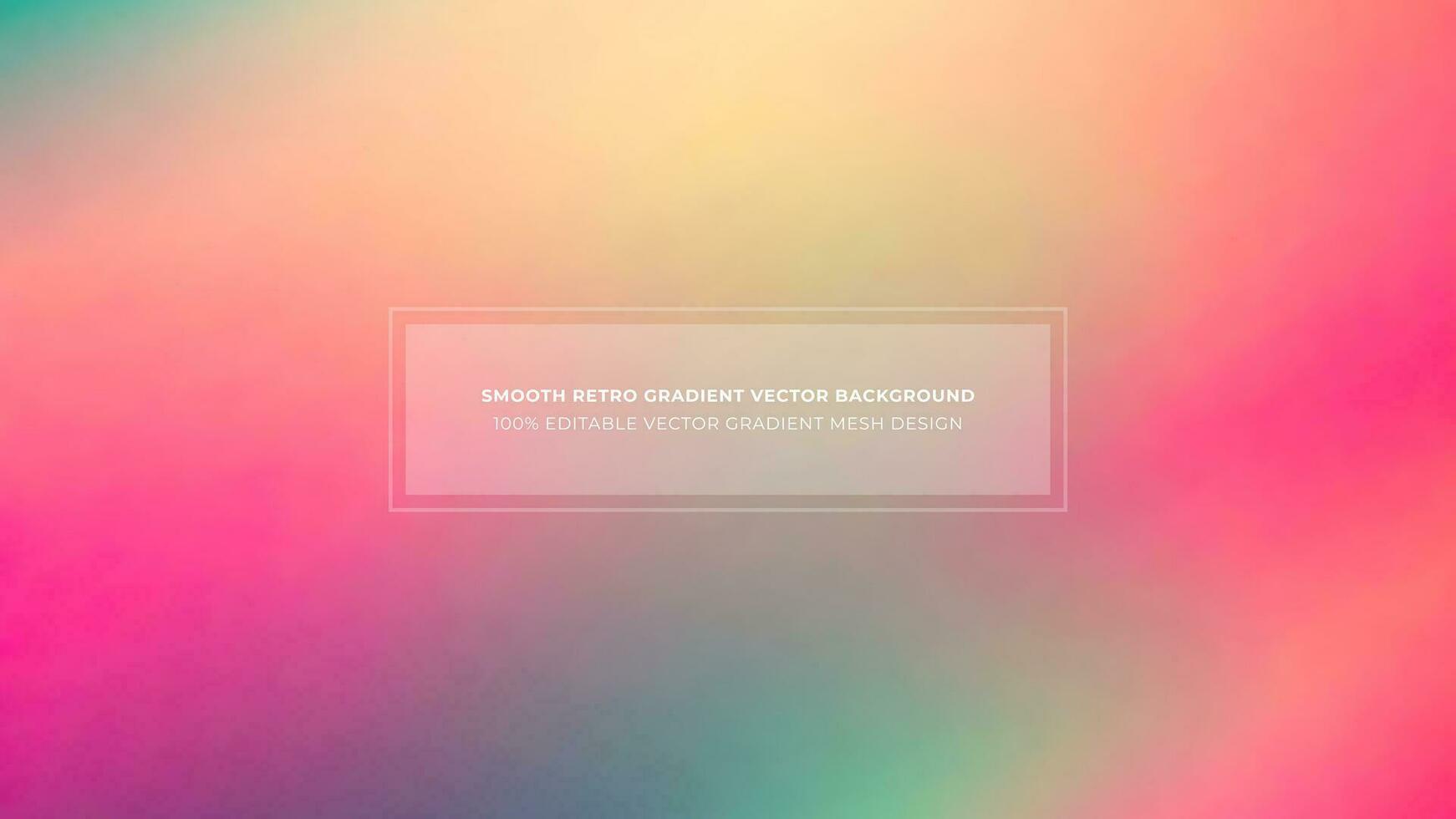 Simple Retro And Smooth Gradient Color Vector Background