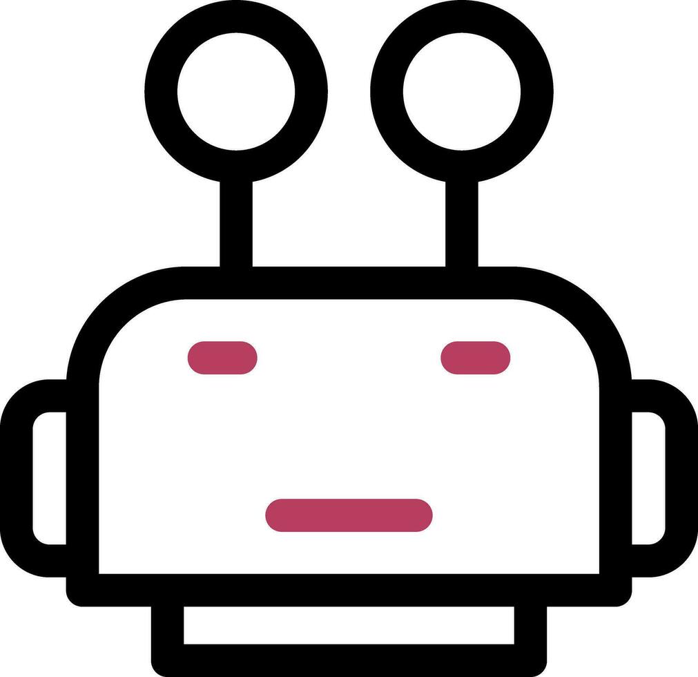 Robot Face Creative Icon Design vector