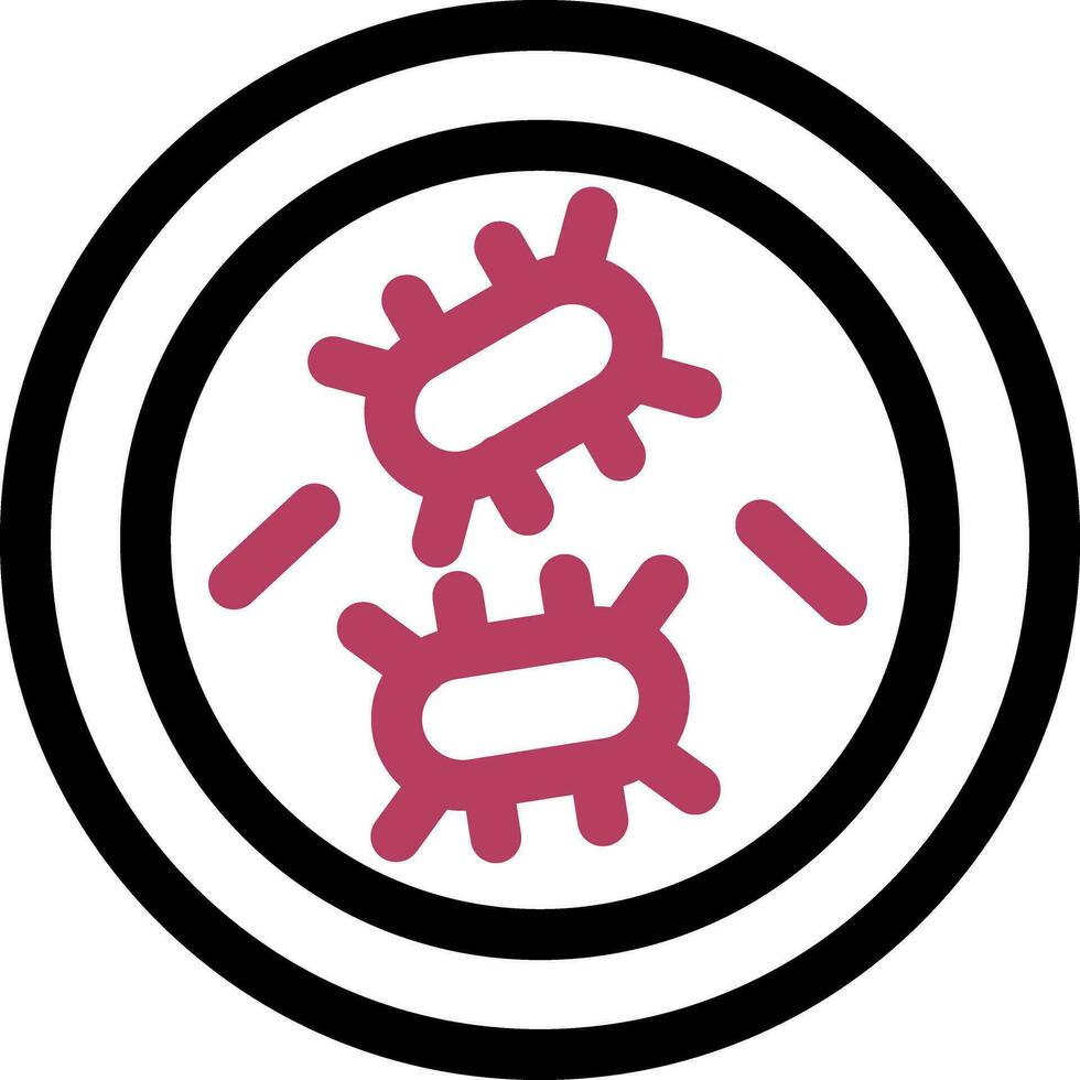 Petri Dish Creative Icon Design vector