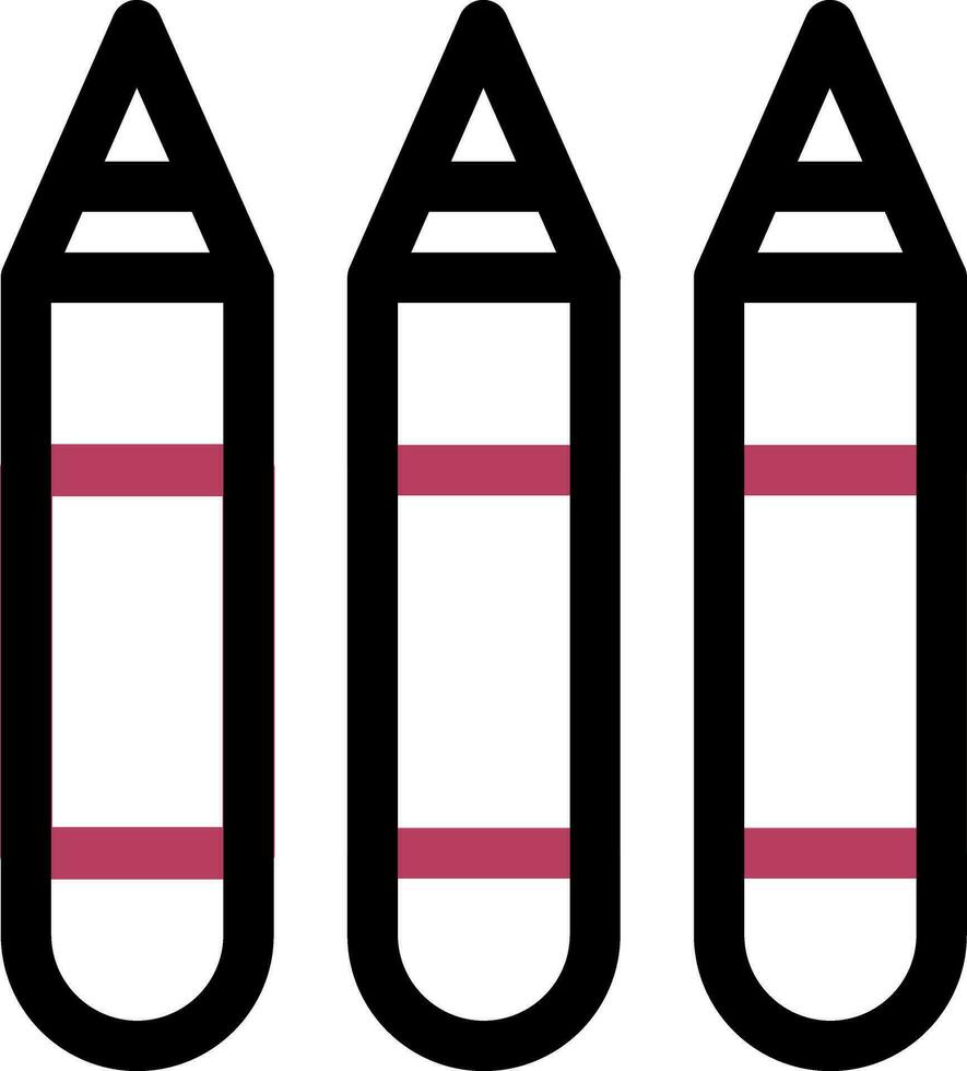 Crayons Creative Icon Design vector