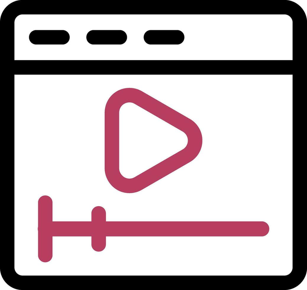 Video Creative Icon Design vector