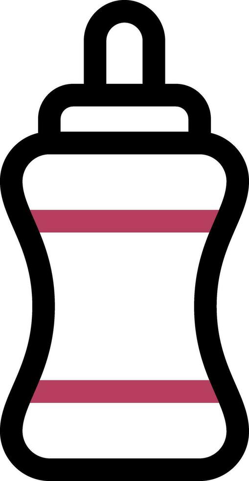 Water Bottle Creative Icon Design vector