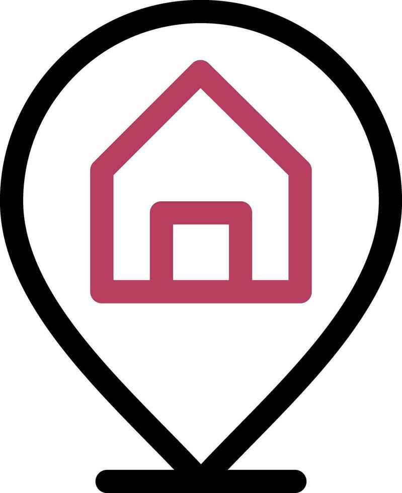 Property Location Creative Icon Design vector