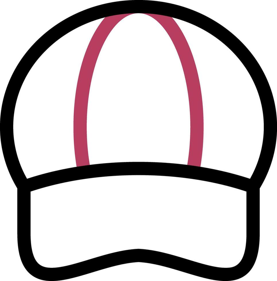 diseño de icono creativo de gorra vector