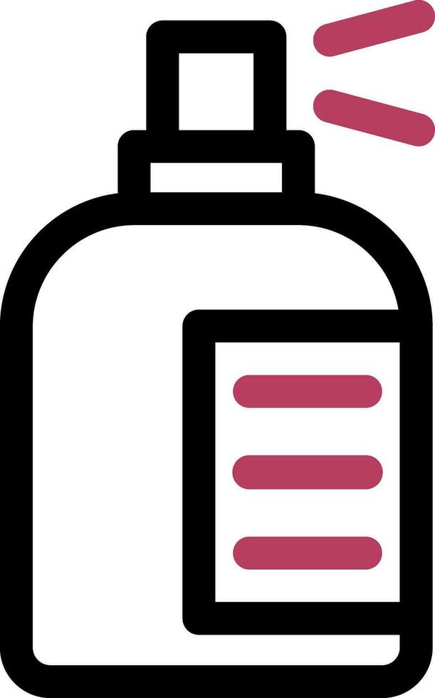 Spray Bottle Creative Icon Design vector