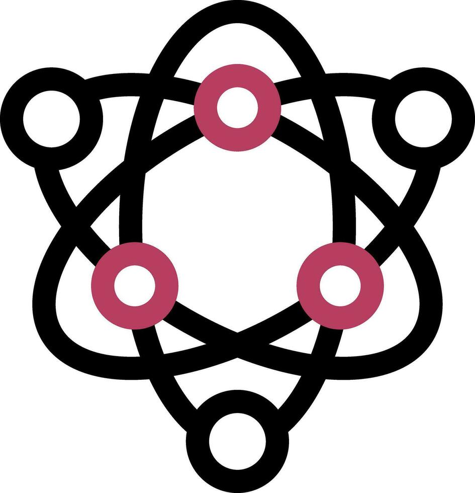 Atom Creative Icon Design vector