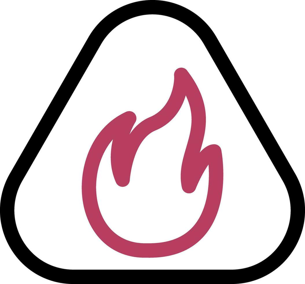 Flame Creative Icon Design vector