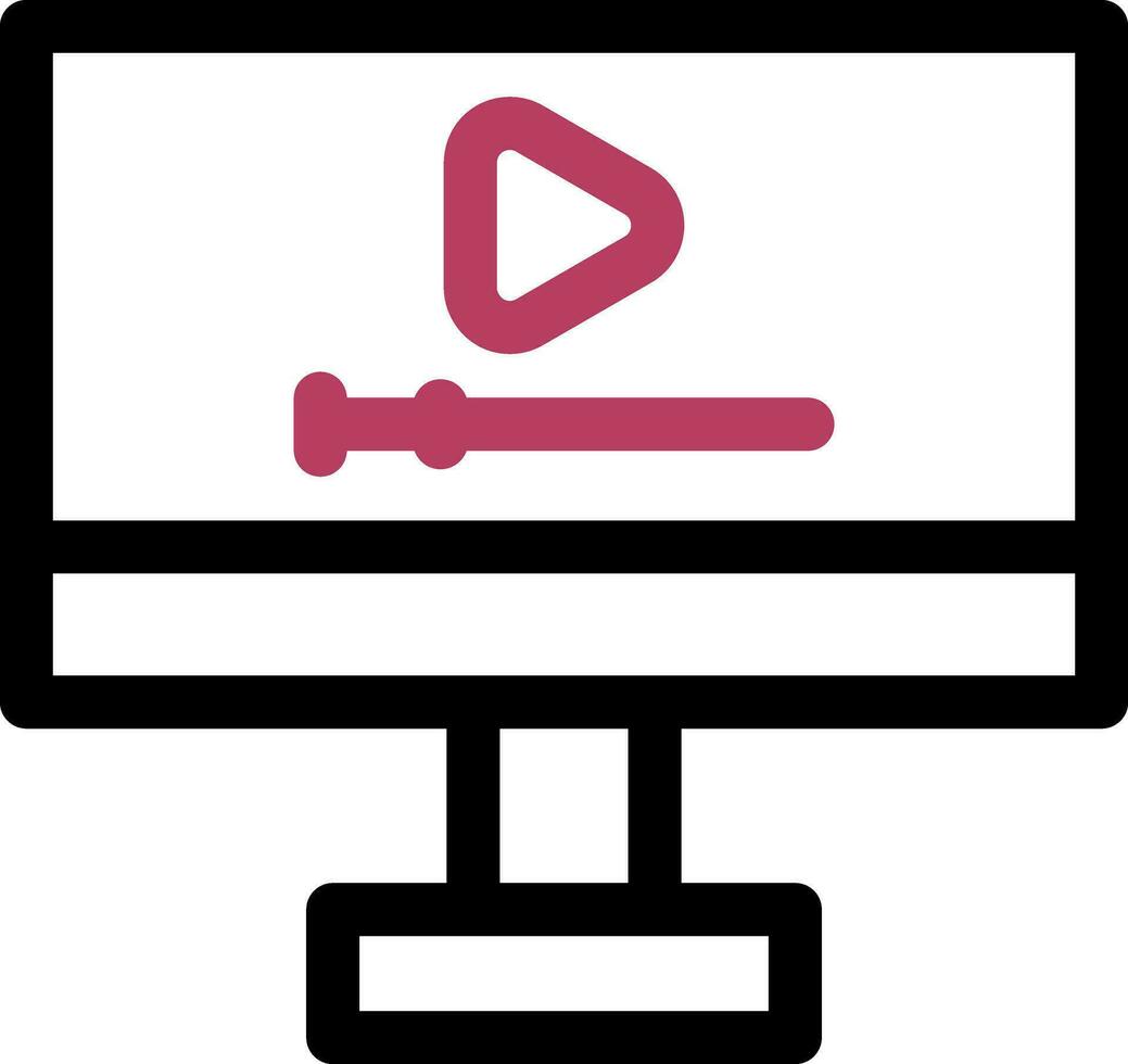 Video Creative Icon Design vector