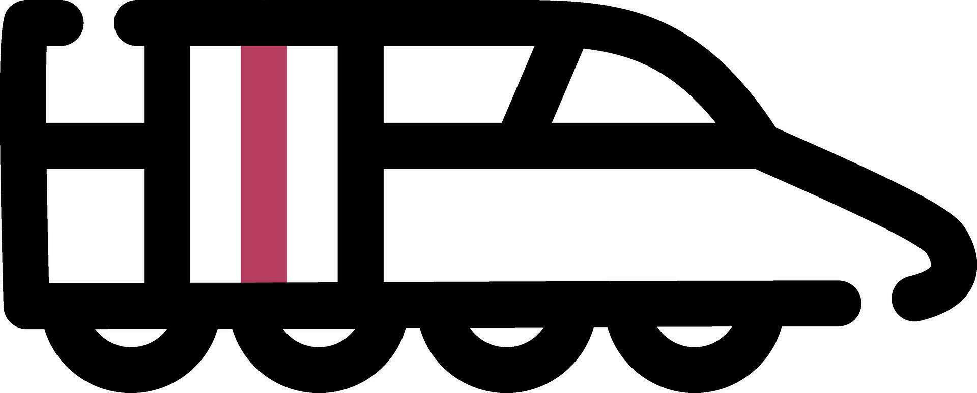 Train Creative Icon Design vector