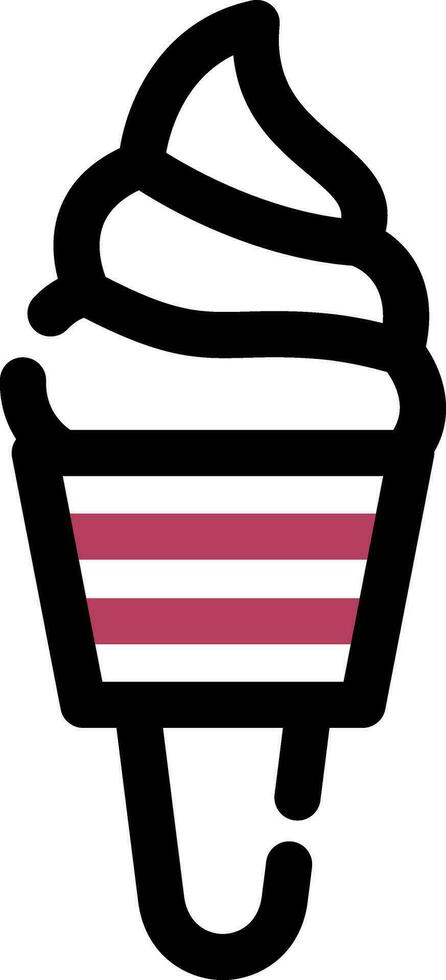 Ice Cream Creative Icon Design vector