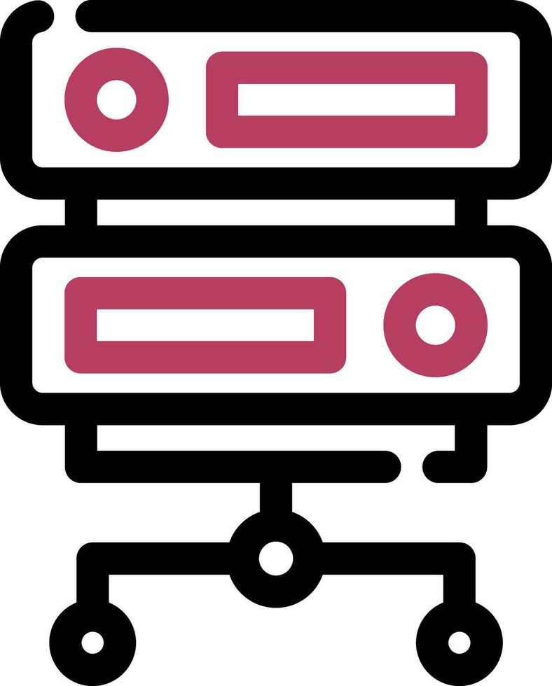 Server Creative Icon Design vector