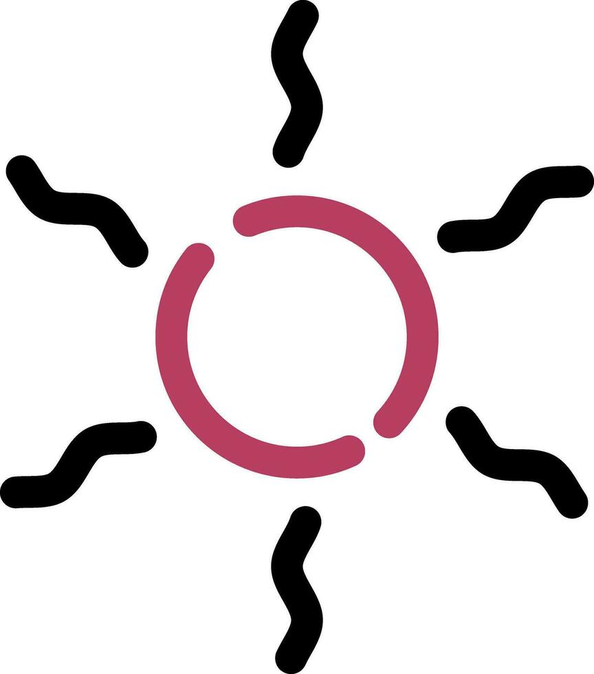 Sun Creative Icon Design vector
