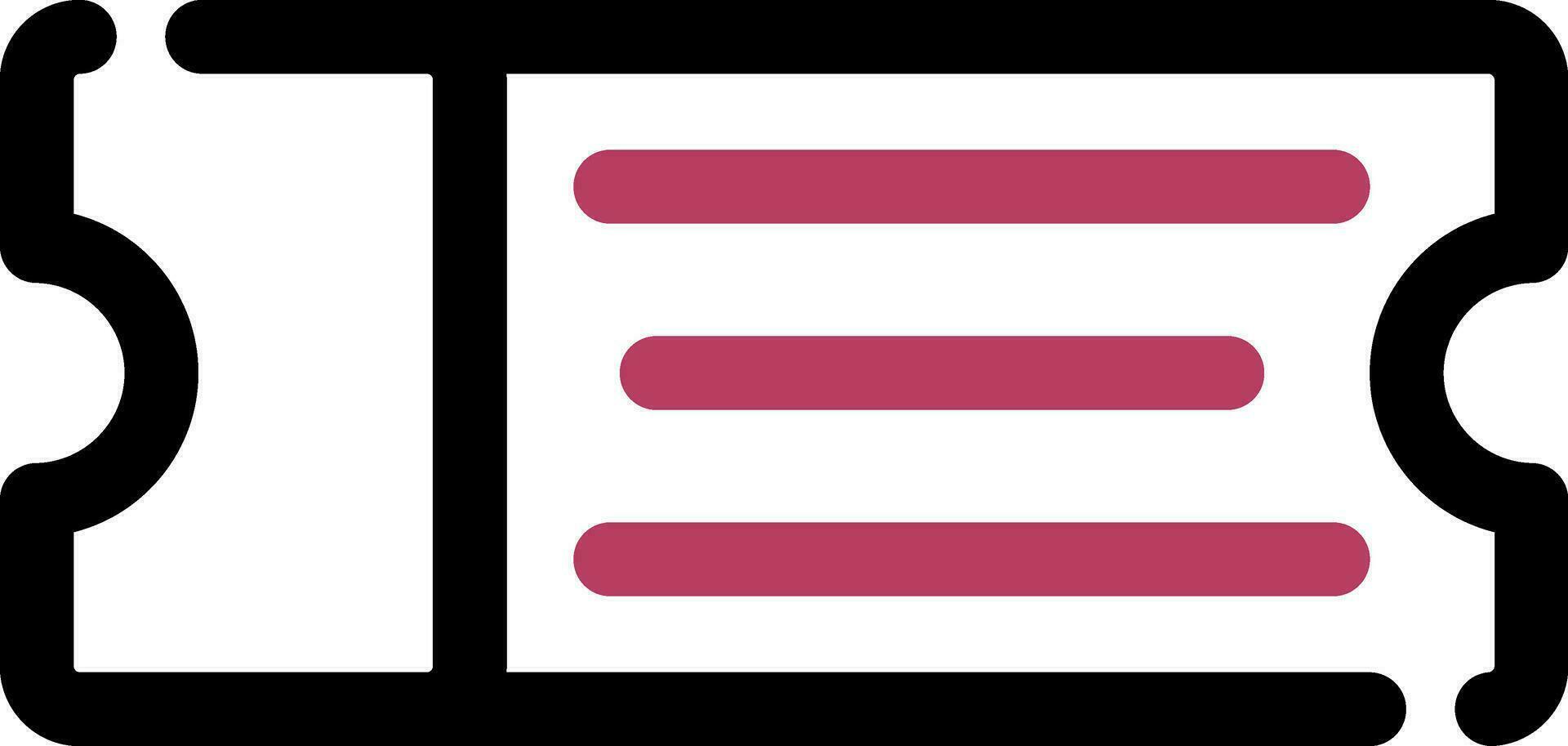 Ticket Creative Icon Design vector
