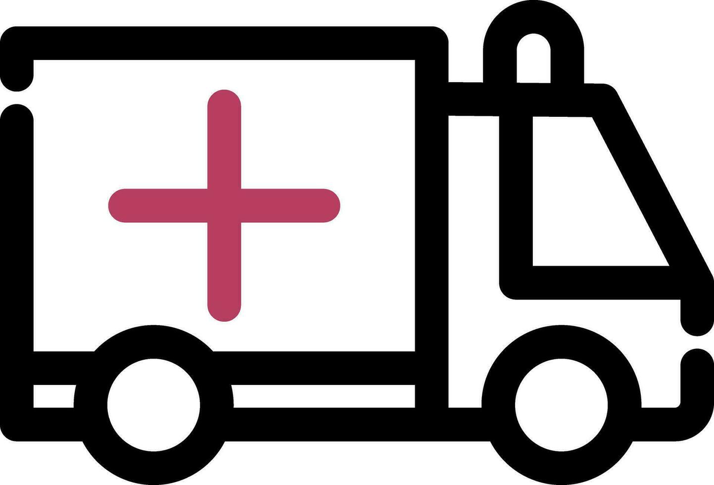 Ambulance Creative Icon Design vector