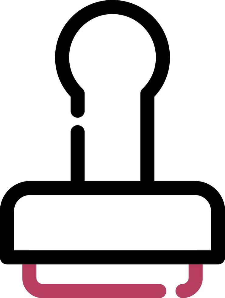 Stamp Creative Icon Design vector