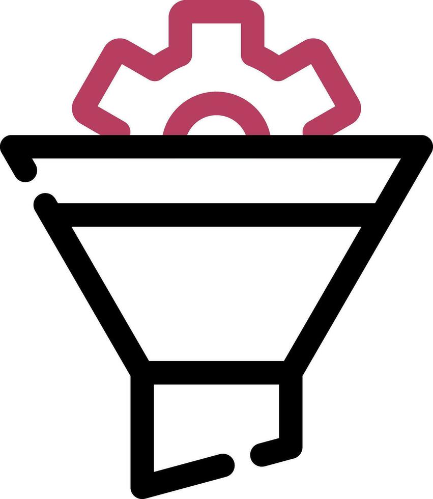 Funnel Creative Icon Design vector