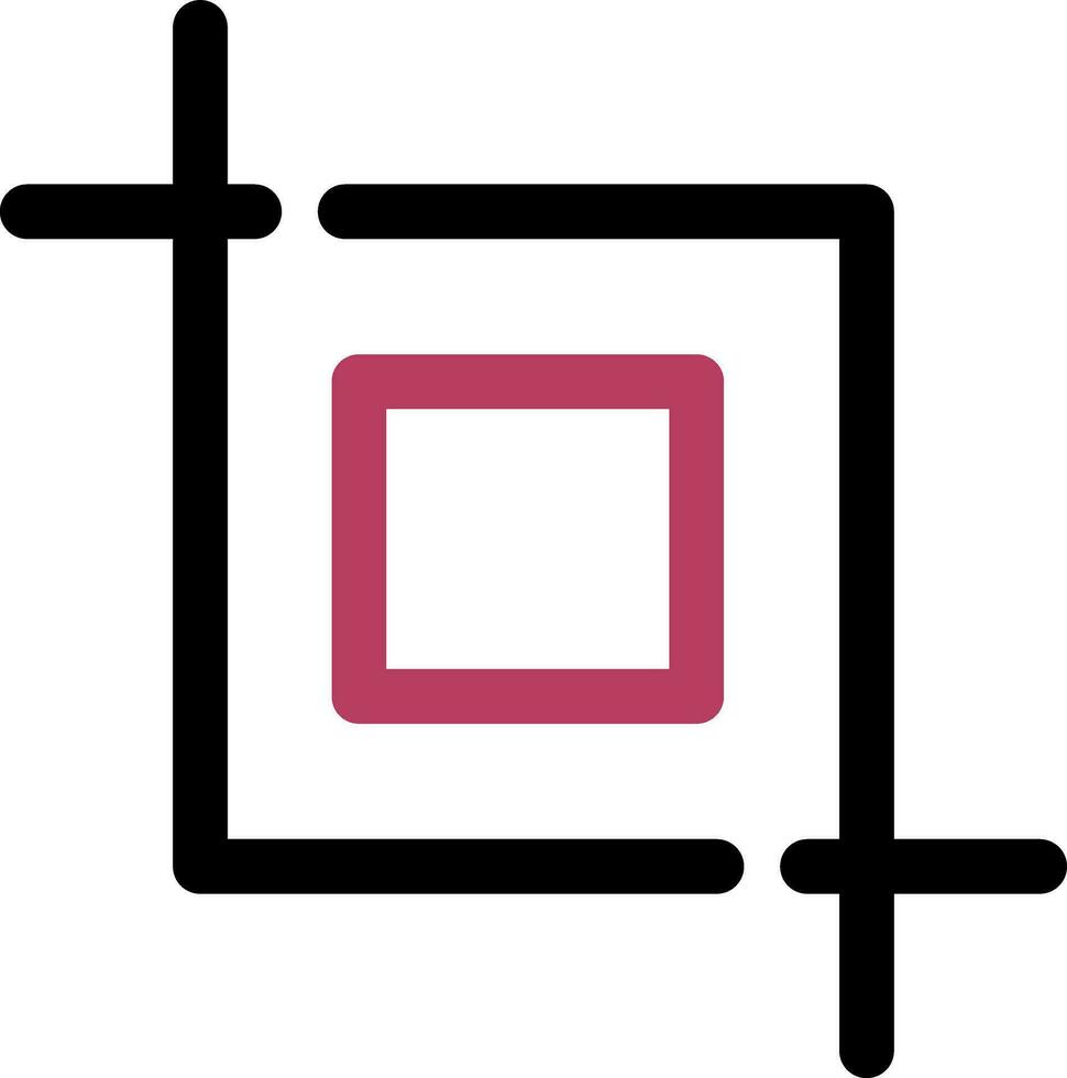Crop Creative Icon Design vector