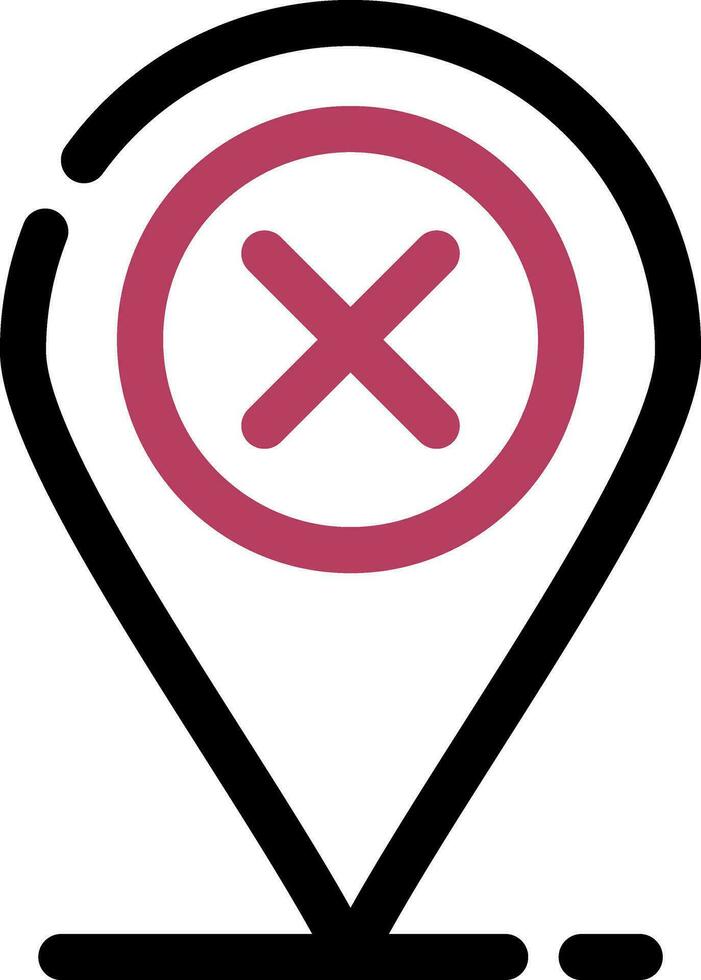 Wrong Creative Icon Design vector