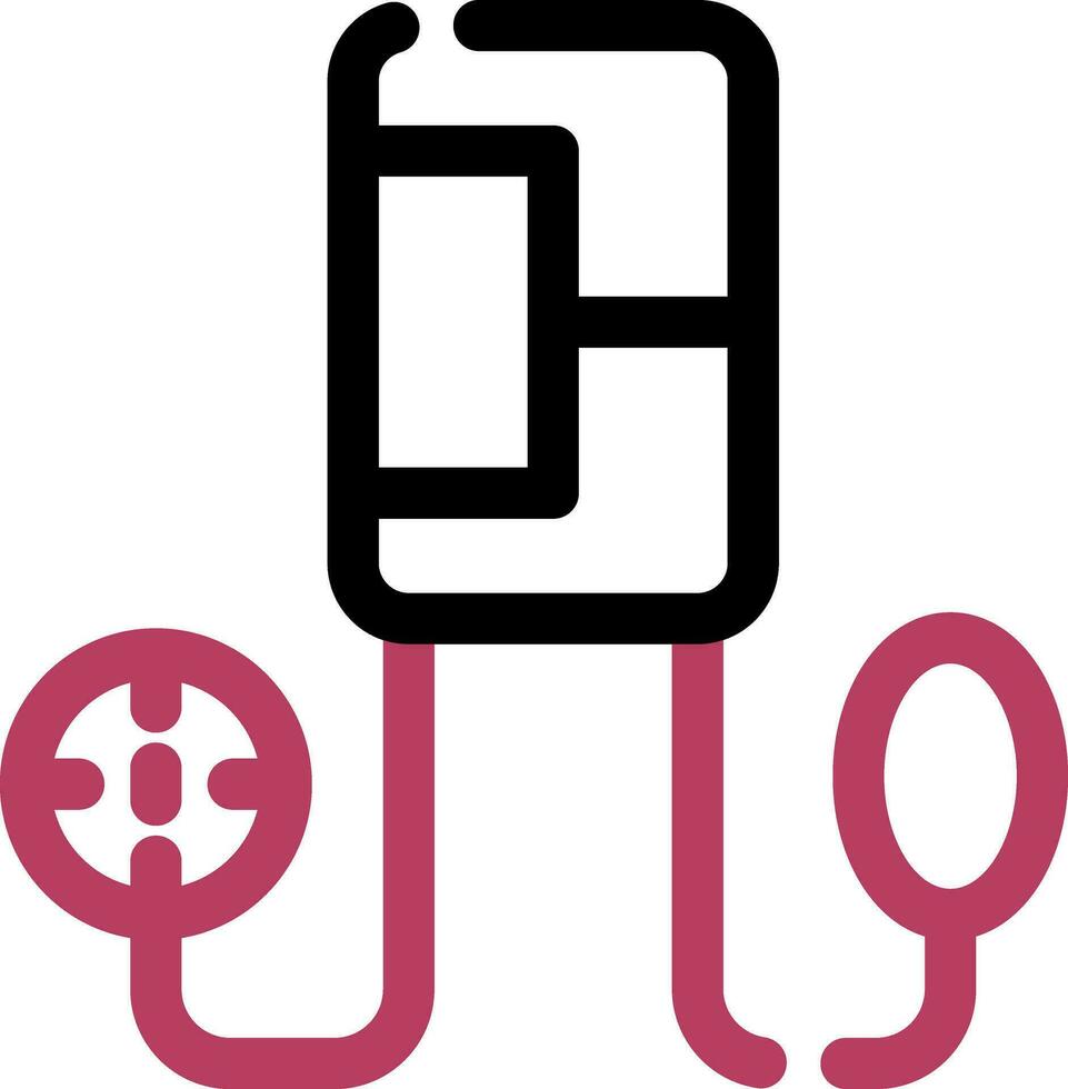 Blood Pressure Gauge Creative Icon Design vector