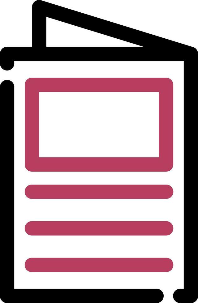 Brochure Creative Icon Design vector