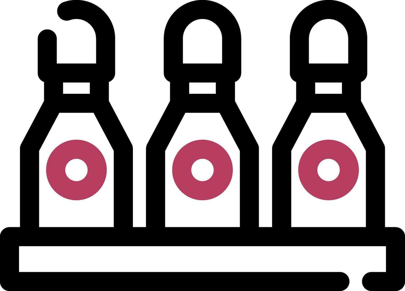 botellas creativo icono diseño vector