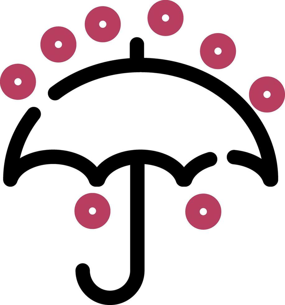 Umbrella Creative Icon Design vector