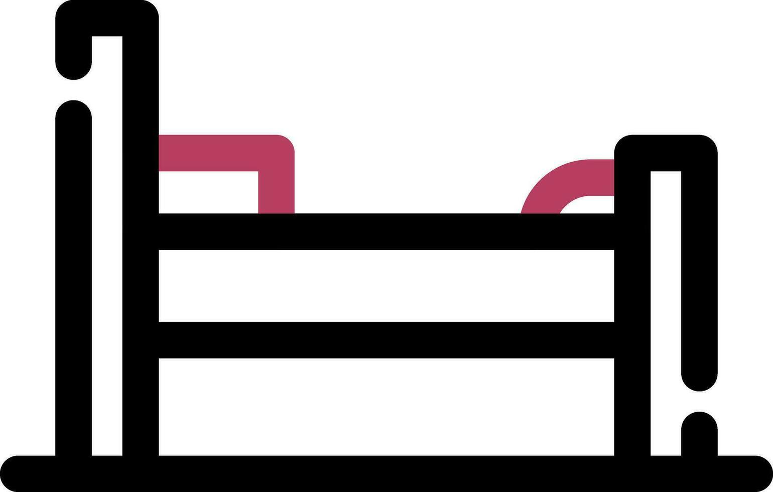 Bed Creative Icon Design vector
