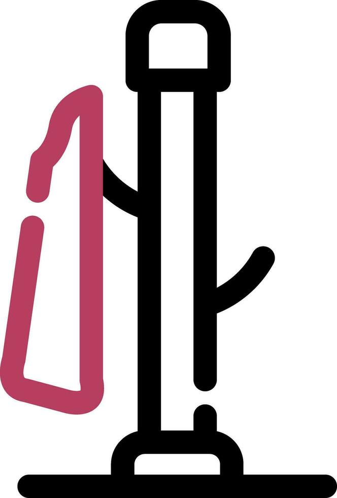 Coat Rack Creative Icon Design vector