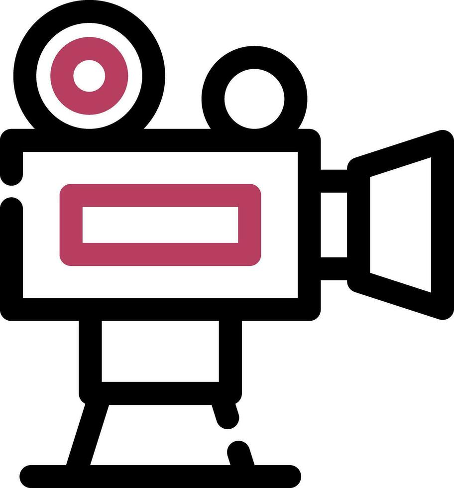 Video Camera Creative Icon Design vector