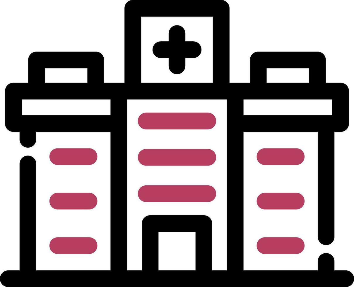 diseño de icono creativo de hospital vector