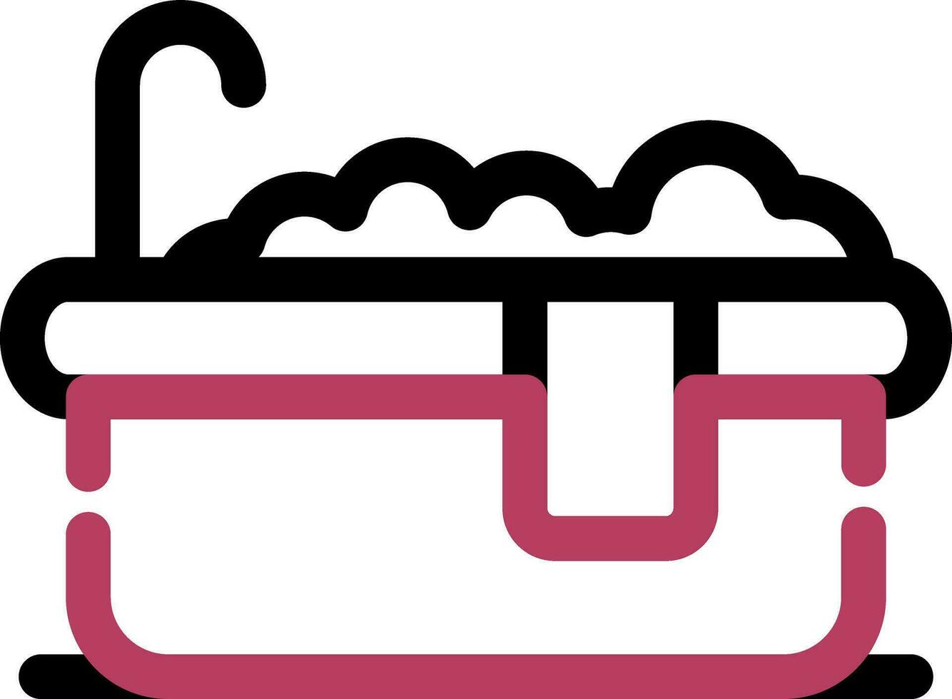 Bathtub Creative Icon Design vector