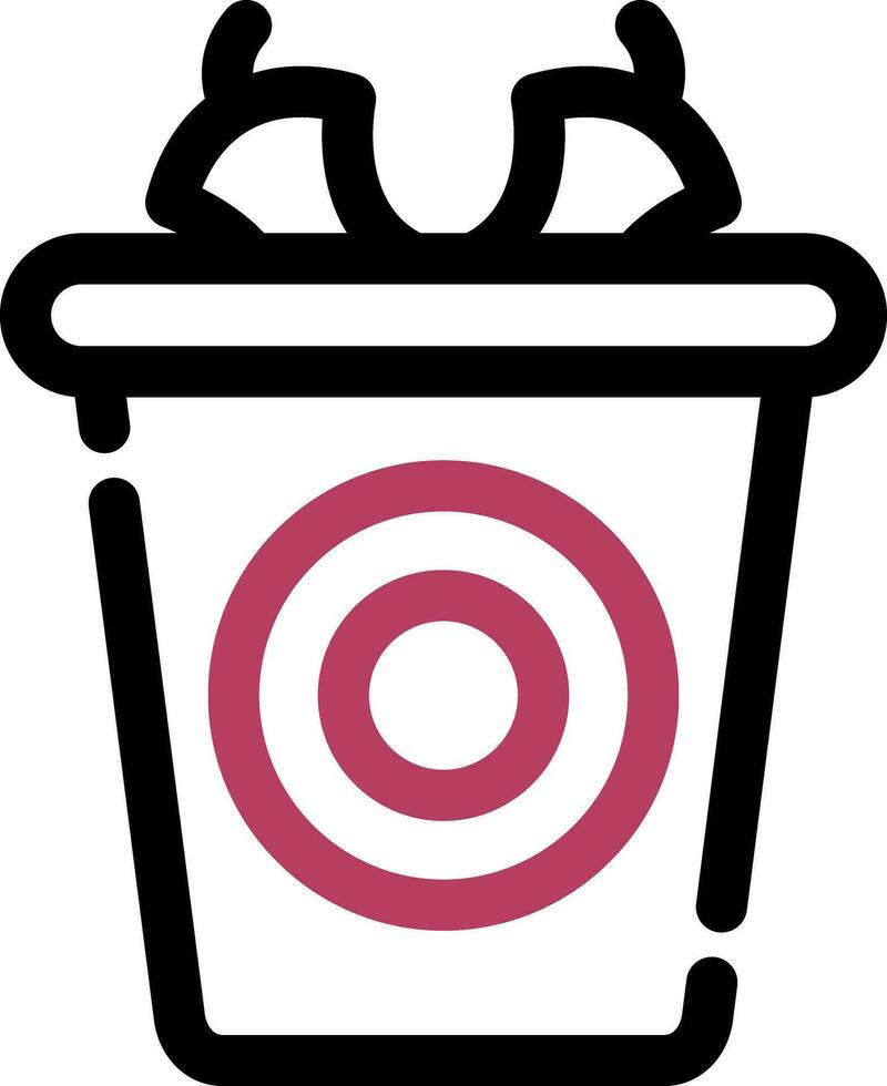 Waste Creative Icon Design vector
